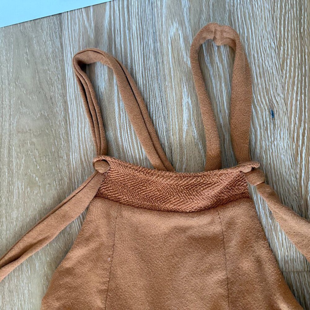 Bucket List - Burnt Orange/Rust Wide Leg Jumpsuit - Size S - Picture 7 of 9
